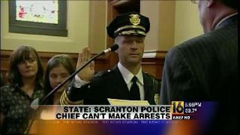 State: Scranton Police Chief Can’t Make Arrests | wnep.com