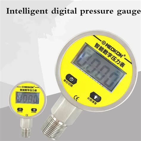 Md S Pressure Gauge Intelligent Digital Display Stainless Steel High