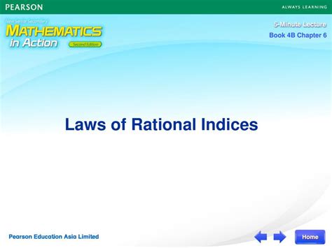 Laws Of Rational Indices Ppt Download