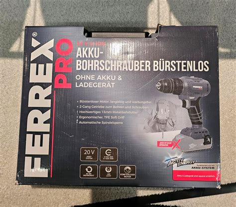 FERREX PRO 20 V Akku Bohrschrauber F BCDD65 Test Und Bewertung