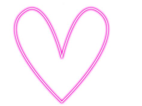 Neon Heart Png Free Download