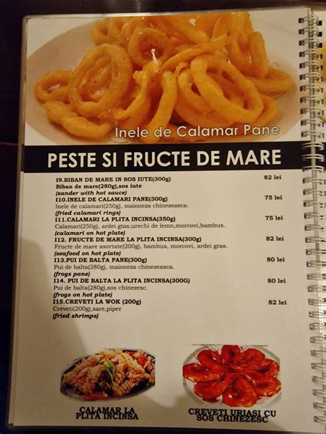 Menu At Beijing Garden Bucharest Strada Berzei 66