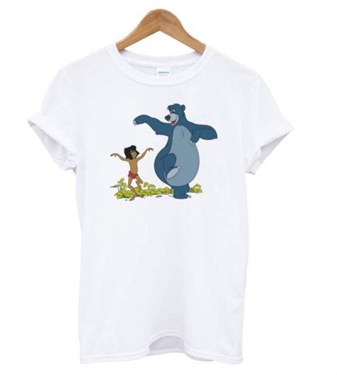 Jungle Book Mowgli And Baloo Dancing T Shirt FR05 PADSHOPS