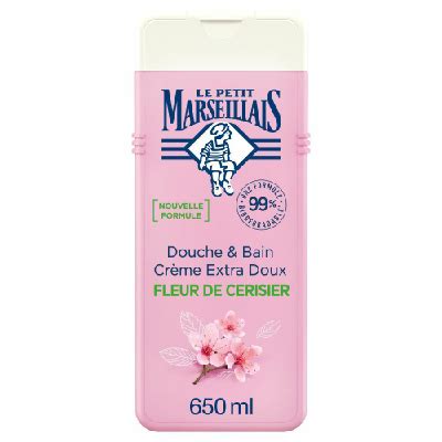 Le Petit Marseillais Douche Bain Cr Me Extra Doux Fleur De Cerisier