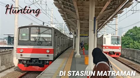 KOMPILASI HUNTING KRL DI STASIUN MATRAMAN JATINEGARA YouTube