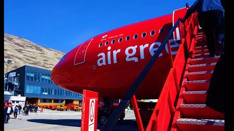 Takeoff Kangerlussuaq Greenland On Air Greenland A Youtube