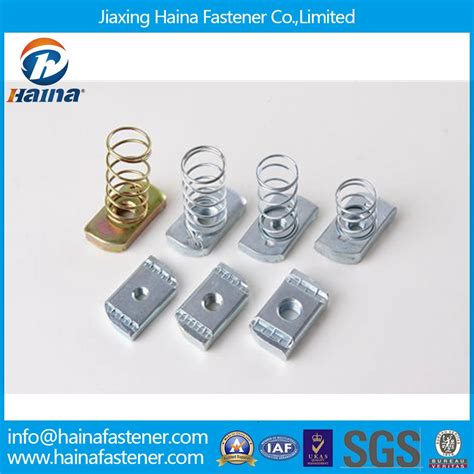 Zinc Plated Carbon Steel Square Head Short Spring Nut China Short