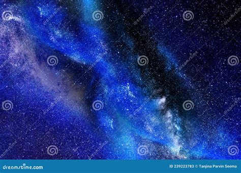 Blue Night Sky with Stars. Night Sky Wallpapers Stock Illustration ...