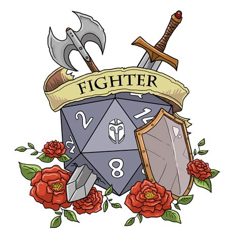 Fighter D20 Dandd In 2022 Dungeons And Dragons Art Dandd Dungeons And