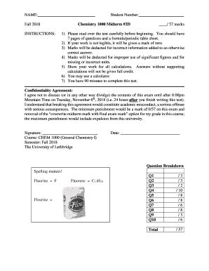 Fillable Online Scholar Ulethbridge Periodic Table Of The ElementsThe