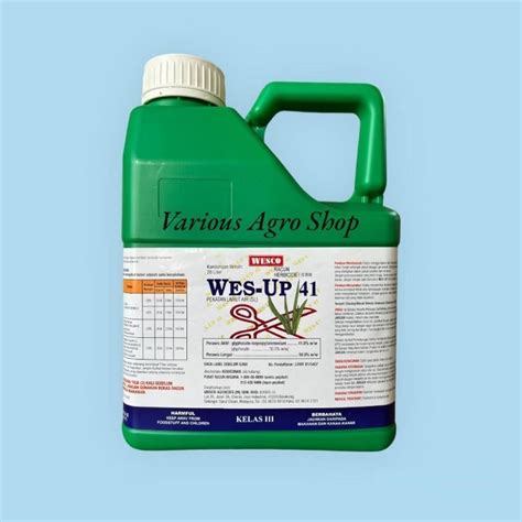 L Wes Up Glyphosate Weed Killer Herbicide Racun Rumput Shopee