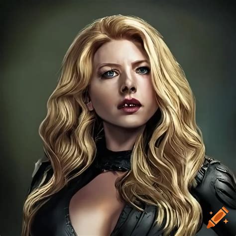 Katheryn Winnick As Black Canary On Craiyon