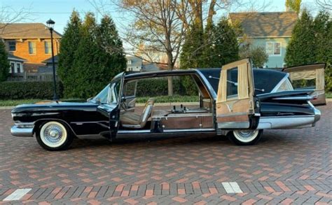 No Reserve 1960 Cadillac Eureka Hearse For Sale On BaT 44 OFF