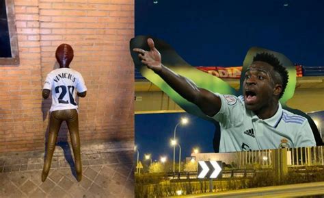 Aparece muñeco con la camiseta de Vinicius colgada en un puente HONDU