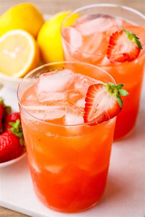 3 Ingredient Strawberry Lemonade Nurtured Homes