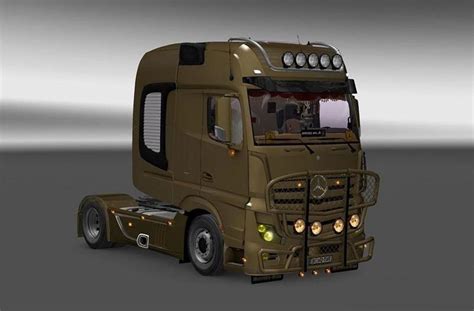 Mercedes Actros MP4 Mega Mod Cabin DLC GamesMods Net FS19 FS17