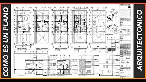 Como Es Un Plano Arquitectónico De Una Casa Explicado A Detalle YouTube