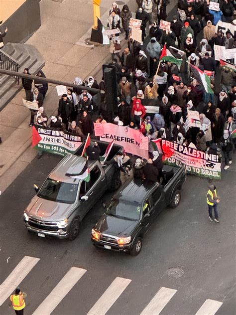 Free Palestine protest downtown 11-1-23 : r/TwinCities