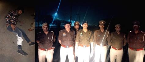 Free Photo Encounter Between Greater Noida Police And Miscreants 1