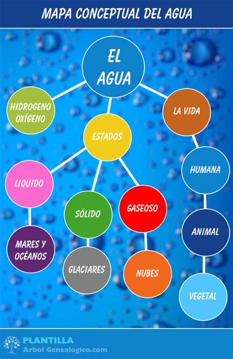 Mapa Conceptual Del Agua Gu A Paso A Paso Mapa Conceptual Del Agua