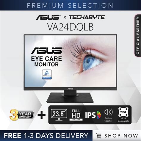 ASUS VA24DQLB 23 8 IPS Full HD Eye Care Monitor Shopee Singapore