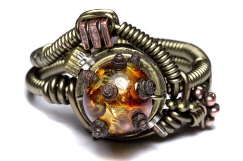 Steampunk Jewelry Madness Ring By CatherinetteRings 3 Flickr