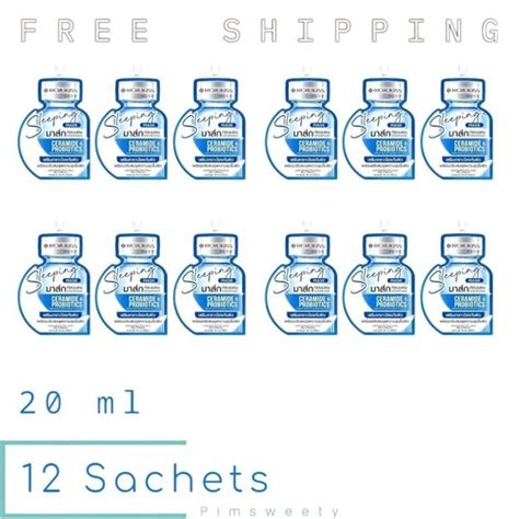 sachets   ml rojukiss sleeping mask ceramide probiotics skin