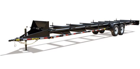 Big Tex Trailers 12pt Tandem Axle Pipe Transport Trailer