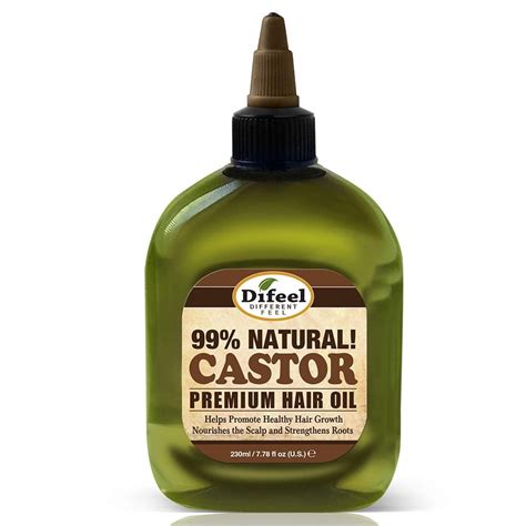 Difeel Premium Natural Castor Hair Oil Oz Walmart