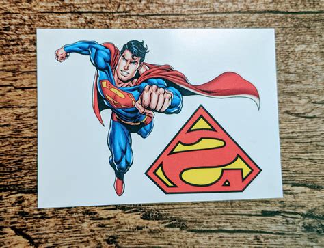 Superman with Logo Temporary Tattoo set – supermanstuff.com