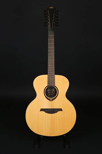 Lag Tramontane T J String Solid Sitka Spruce Top Jumbo Reverb