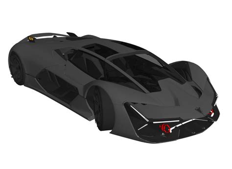 Lamborghini Terzo Millennio 2018 3d Model 74242 Model Copy Default