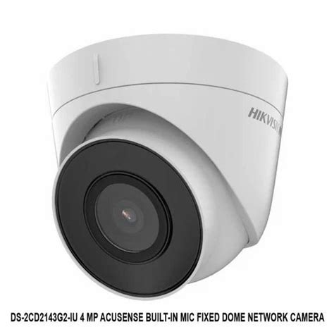 DS 2CD2143G2 IU 4 MP AcuSense Built In Mic Fixed Dome Network Camera At