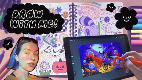 From Sketchbook To Digital Draw With Me Youtube