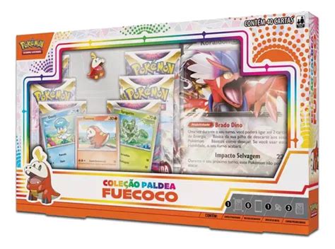 Cartas Pokémon Coleção Paldea Fuecoco C Koraidon Ex Copag