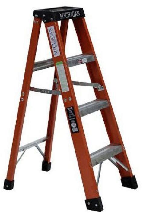 Michigan Ladder Ft Fiberglass Step Ladder With Lb Load