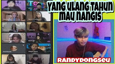 Reaksi Para Cewe Bule Denger Randy Nyanyi Lagu Indo Ariagasi Ultah