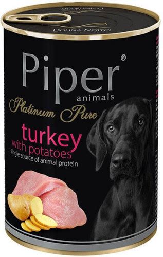 Piper Platinum Pure For Dogs Turkey With Potatoes 400g Pet Supplies Malta