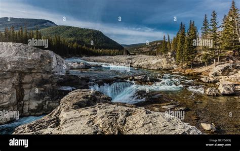 Elbow Falls Elbow River Bragg Creek Kananaskis District Alberta