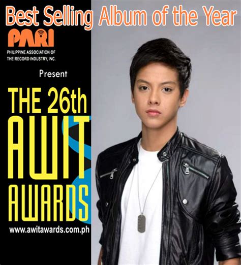 Daniel Padilla Won the "Best Selling Album of the Year" during the 26th ...