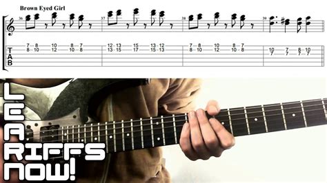 Guitar Chords For Brown Eyed Girl