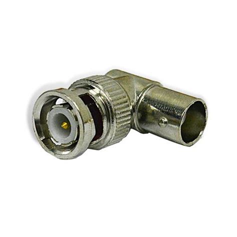 Conector Coaxial Bnc Hembra X Bnc Macho Tipo L