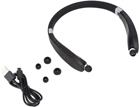 Écouteurs de Cou Sport sans Fil Bluetooth 5 0 Pliable Suspendu Type