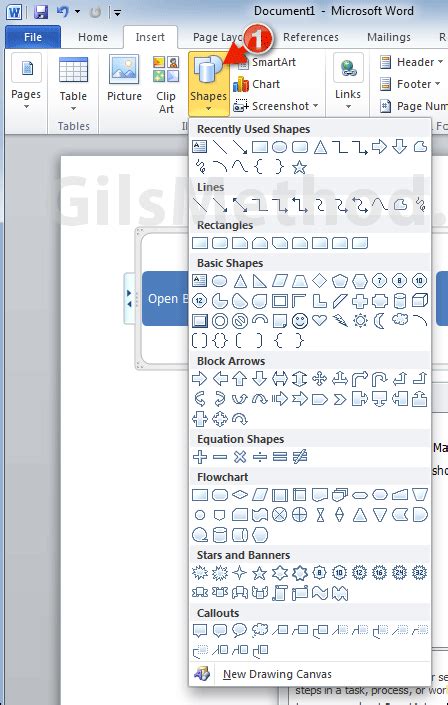 How to Create a Flowchart in Word