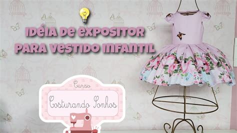 Idéia de Como FAZER UM EXPOSITOR DE VESTIDO PARA COLOCAR NA VITRINE