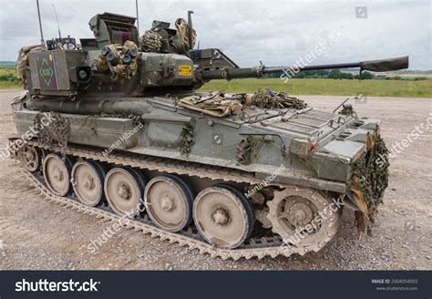 British Army Fv107 Scimitar Tank Armoured Stock Photo 2004054503 ...