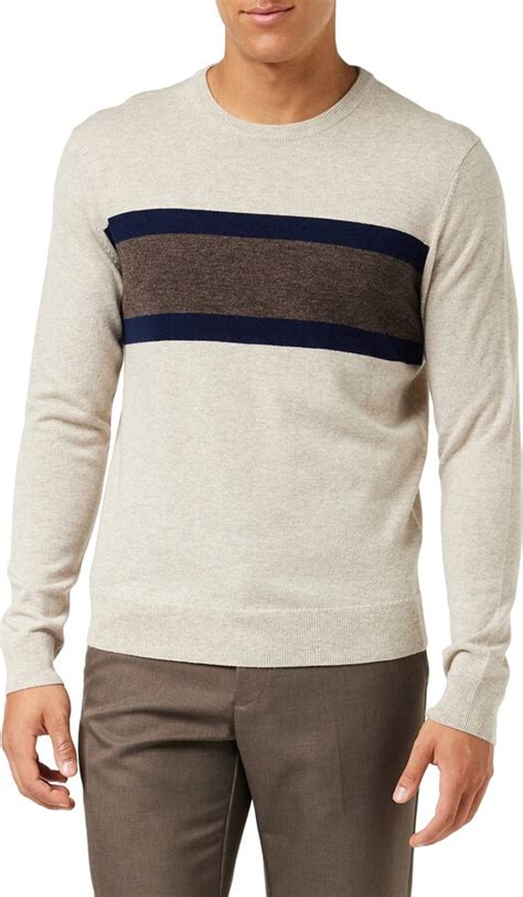 Hackett London Men S Ski Stripe Crew Jumper Sweater Shopstyle