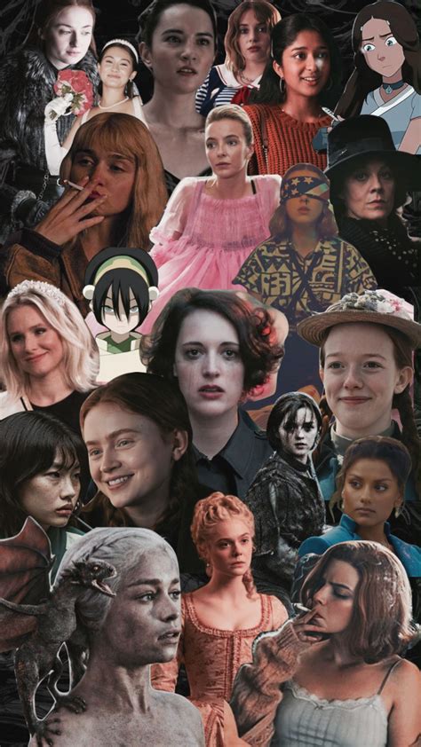 Favorite Female Tv Characters Moodboard Strangerthings Gameofthrones Fleabag Anyataylorjoy