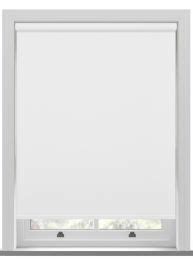 Ava Blackout White Roller Blind Swift Direct Blinds