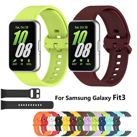 สายรัดข้อมือซิลิโคน แบบเปลี่ยน สําหรับ Samsung Galaxy Fit 3 Sm R390